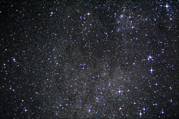 Starfields in the constellation Vela
