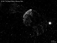 IC 443: The Jellyfish Nebula in Hydrogen Alpha