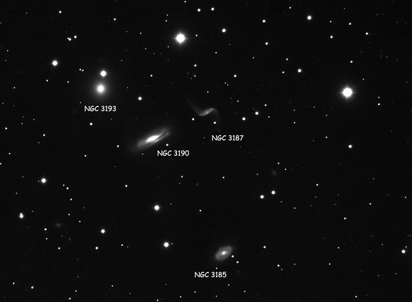Hickson 44 Galaxy group in Leo
